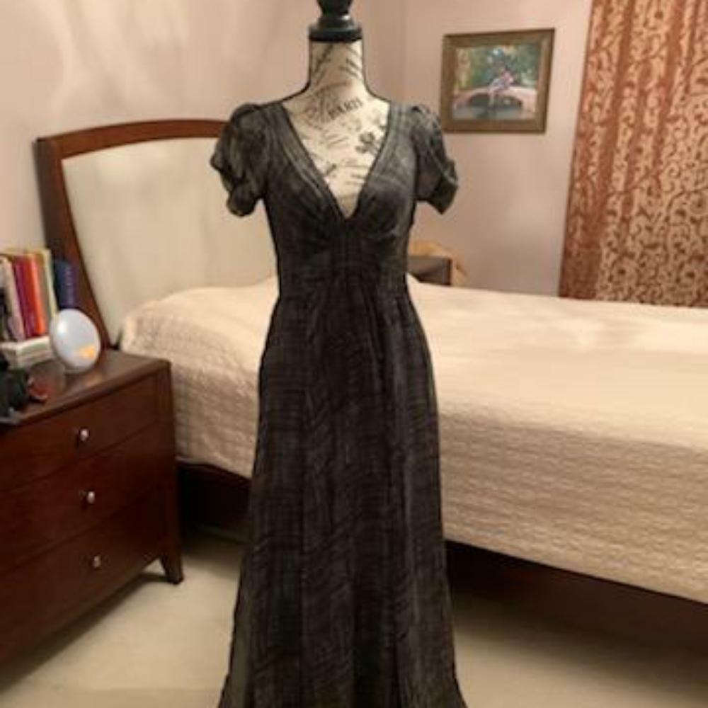 Donna Karan Silk Shiffon Gown